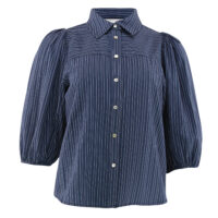 Alicia Navy Stripe Shirt item front