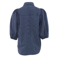 Alicia Navy Stripe Shirt item back