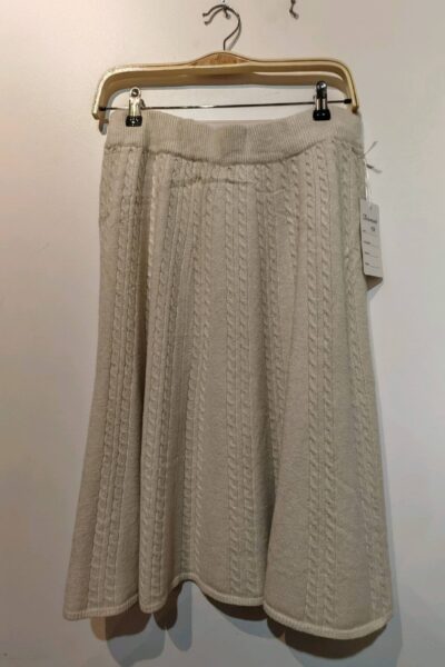 Cabel Beige Knit Skirt