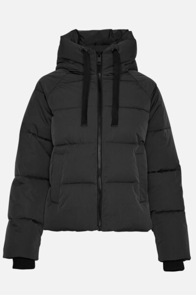 MSCHPavine Black Down Short Jacket item front