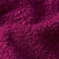 Rachel Fuchsia Puff Coat Memphis fabric