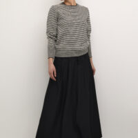 KAnala Chalk/ Black Knit Pullover