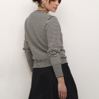 KAnala Chalk/ Black Knit Pullover back