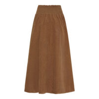 MdcFrancoise Dark Camel Skirt back