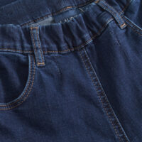 Donna Loose Dark Denim Pant closeup