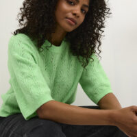 Katella Spring Bouquet Melange Pullover closeup