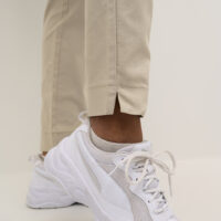KAlea Feather Grey Chino Pant ankel