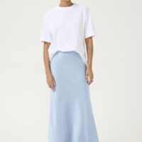 KAhill Soft Chambray Skirt front