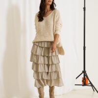 MdcMille Beige Knit front3
