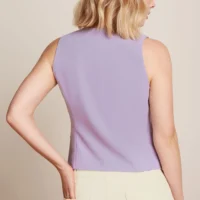 Bianca Iris Purple Gilet Folly back