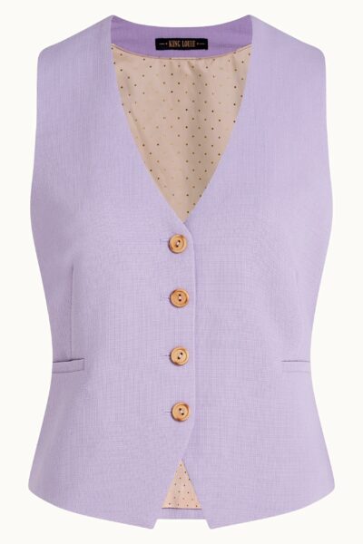 Bianca Iris Purple Gilet Folly item