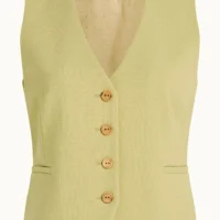 Bianca Pistache Yellow Gilet Folly item