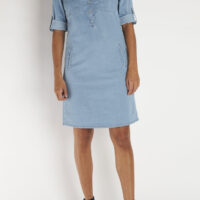 Ella Light Denim Dress front