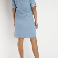 Ella Light Denim Dress back 1