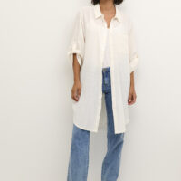 KApauline Chalk Shirt Dress