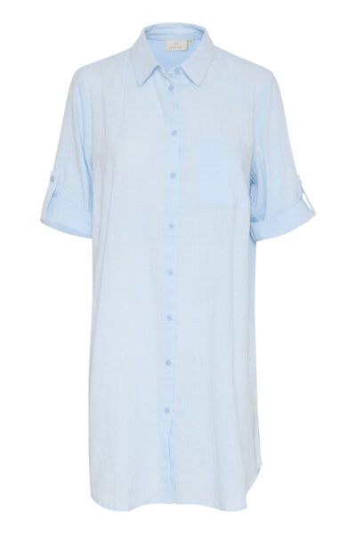 KAPauline Light Blue Shirt Dress item front