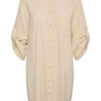 KApauline Feather Gray Shirt Dress item front