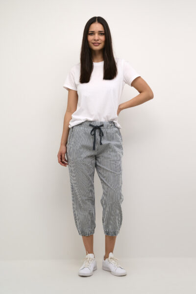 KAnaya Marine Striped Capri Pants