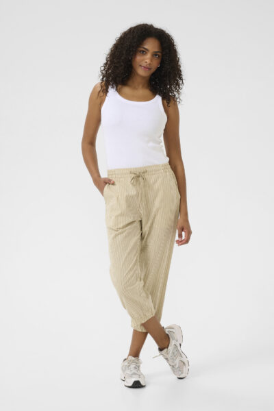 KAnaya Chinchilla Striped Capri Pants front