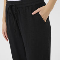 KAmilia Black Cropped Pants closeup