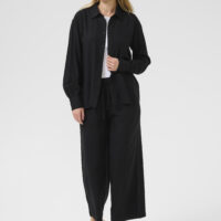KAmilia Black Cropped Pants suit