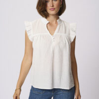 KAliany Chalk Blouse