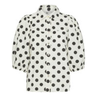 Alicia Black Dot Shirt item front