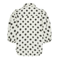 Alicia Black Dot Shirt item back