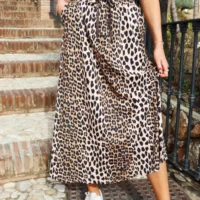 Alma Loose Big Lux Leo Skirt item closeup