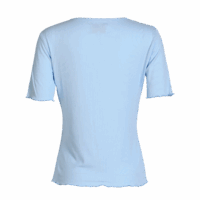 Natalia Baby Blue SS Blouse item back