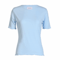 Natalia Baby Blue SS Blouse item front