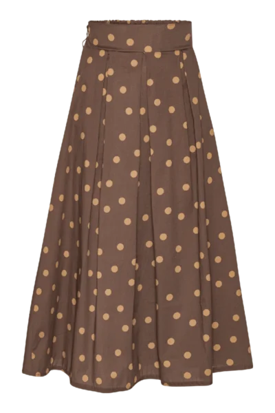 Monroe Brown Dot Skirt item