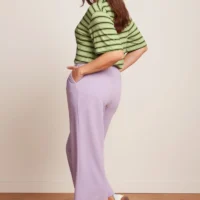 Fintan Iris Purple Cropped Pants back
