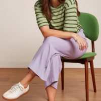 Fintan Iris Purple Cropped Pants