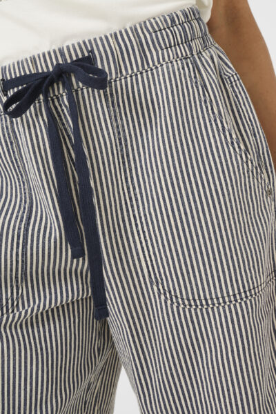 KAnaya Marine Striped Shorts closeup