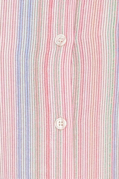 MdcManuela Rosa Stripe Dress fabric