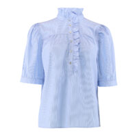 Ariana Blue Stripe Shirt item front