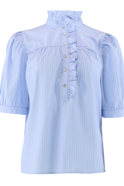 Ariana Blue Stripe Shirt item front