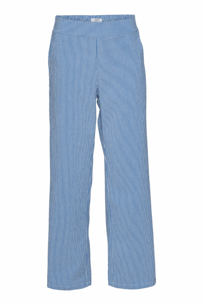 Victoria Blue/White Pinstripe Pant
